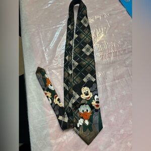 DISNEY MICKEY UNLIMITED | plaid tartan  novelty tie